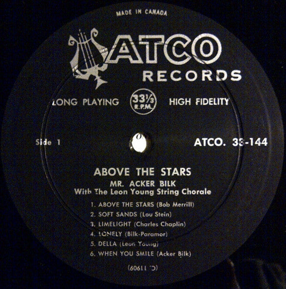 Acker Bilk Accompanied By The Leon Young String Chorale : Above The Stars & Other Romantic Fancies (LP)