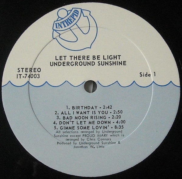 Underground Sunshine : Let There Be Light (LP, Album)