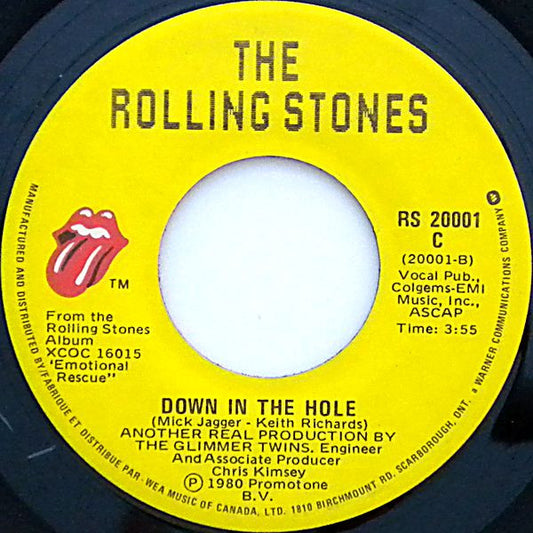 The Rolling Stones : Emotional Rescue (7", Single)