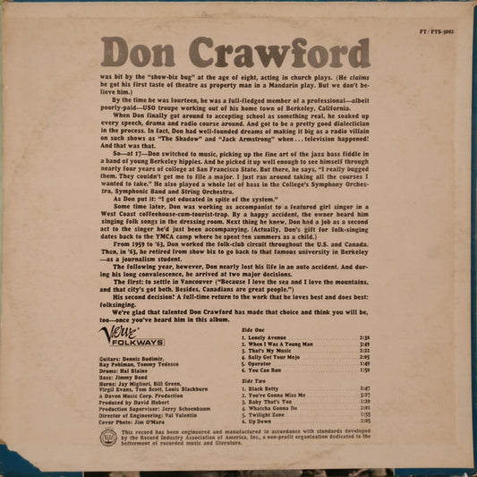 Don Crawford : Don Crawford (LP, Album)