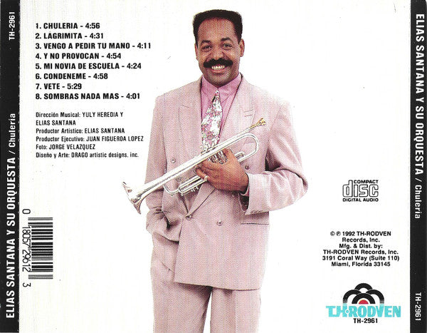 Elias Santana Y Su Orquesta : Chulería (CD, Album)
