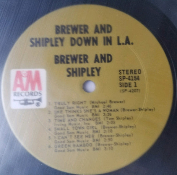 Brewer And Shipley : Down In L.A. (LP, Album)