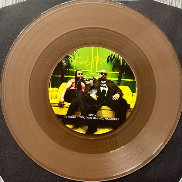 XL Middleton, Ivan Makvel, Moniquea : Feel Me (7", Ltd, Bee)