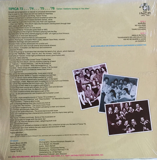 Tipica 73 : ...'74...'75...'76 (LP, Comp)