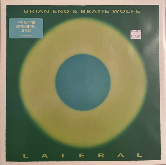 Brian Eno & Beatie Wolfe : Lateral (LP, Album, Bioplastic)