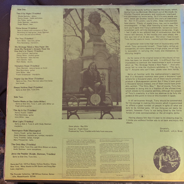 Tony Trischka : Bluegrass Light (LP, Album)