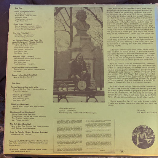 Tony Trischka - Bluegrass Light vinyl record, LP (Mint (M)) | Lulo Records