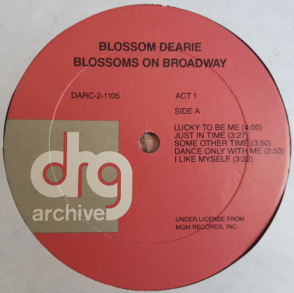 Blossom Dearie : Blossoms On Broadway (2xLP, Comp, Gat)