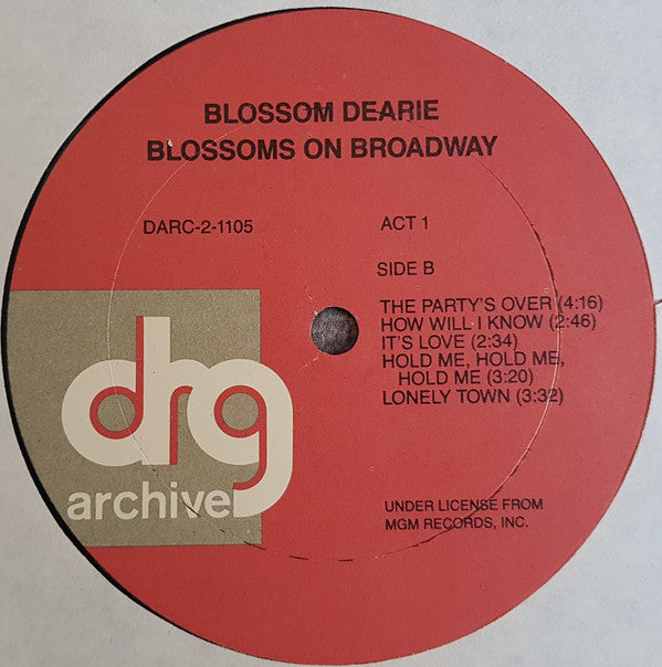 Blossom Dearie : Blossoms On Broadway (2xLP, Comp, Gat)