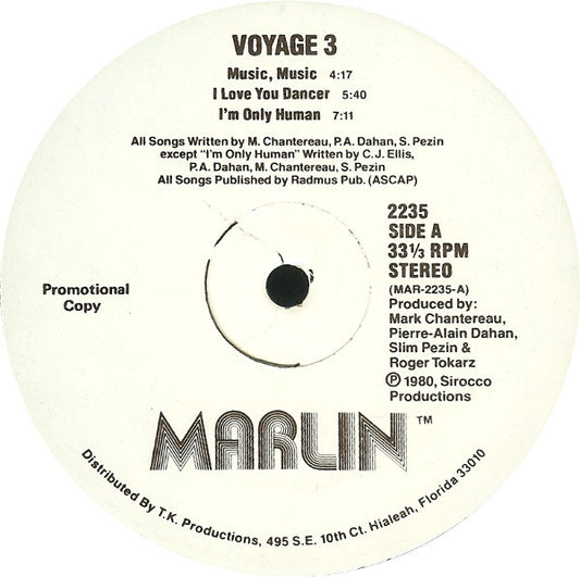 Voyage : Voyage 3 (LP, Album, Promo)