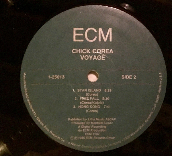 Chick Corea, Steve Kujala : Voyage (LP, Album)