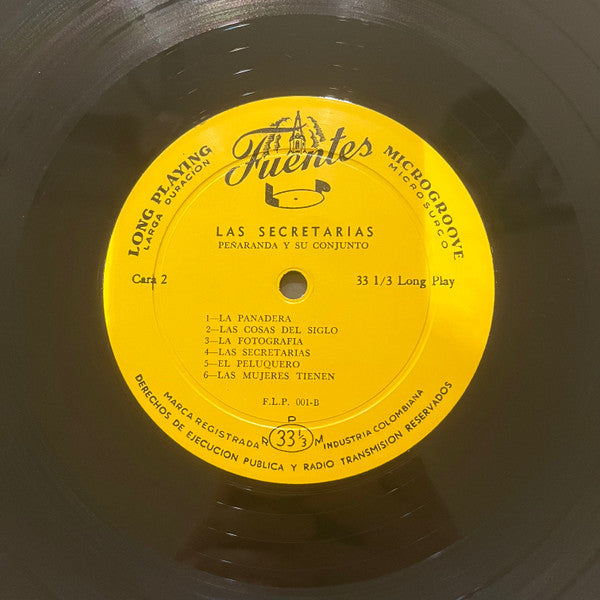 Peñaranda Y Su Conjunto : Las Secretarias (LP, Album, Mono, RE)