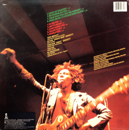 Bob Marley & The Wailers : Natty Dread (LP, Album, RE)
