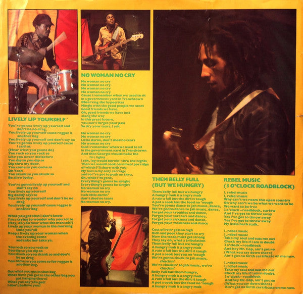 Bob Marley & The Wailers : Natty Dread (LP, Album, RE)