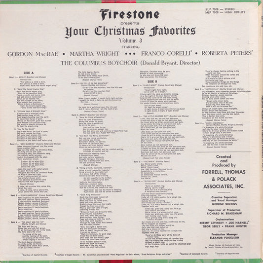 Various - Your Christmas Favorites Volume 3 vinyl record, LP (Near Mint (NM or M-)) | Lulo Records