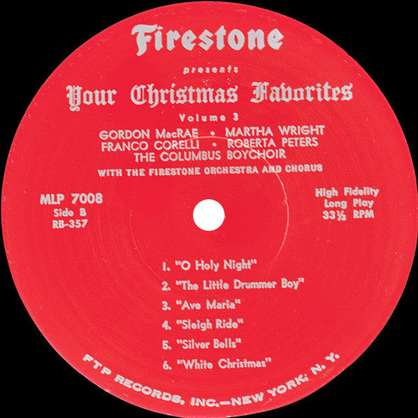 Various : Your Christmas Favorites Volume 3 (LP, Album, Mono)
