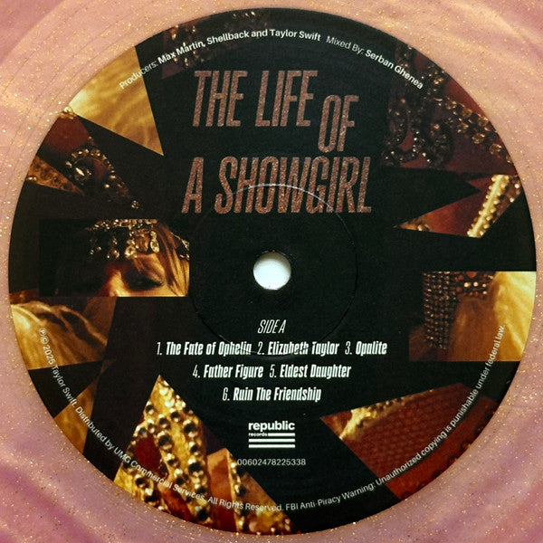 Taylor Swift : The Life Of A Showgirl (LP, Album, Ltd, Opa)