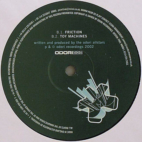 The Odori Allstars : Tracks For Hire (12")