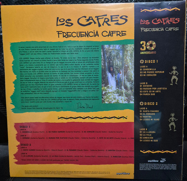 Los Cafres : Frecuencia Cafre (2xLP, Album, Dlx, RE, RM, Gat)