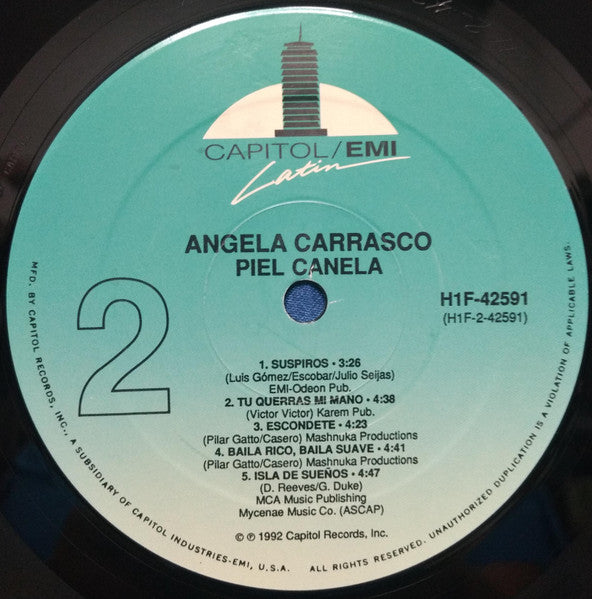 Angela Carrasco : Piel Canela (LP, Album)