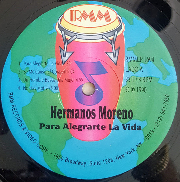 Los Hermanos Moreno : Para Alegrarte La Vida (LP, Album)