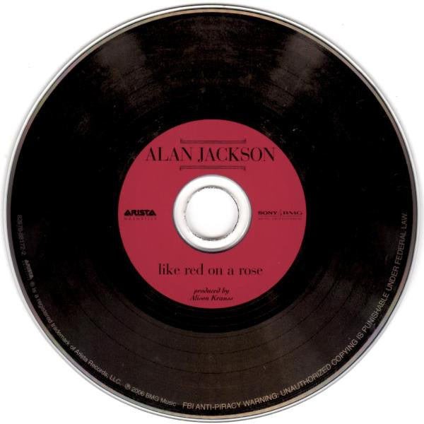 Alan Jackson (2) : Like Red On A Rose (CD, Album, Son)