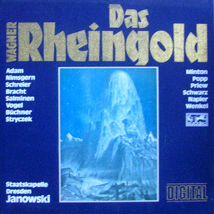 Wagner* - Adam*, Nimsgern*, Schreier*, Bracht*, Salminen*, Vogel*, Büchner*, Stryczek*, Minton*, Popp*, Priew*, Schwarz*, Napier*, Wenkel*, Staatskapelle Dresden, Janowski* : Das Rheingold (3xLP, Dig + Box)