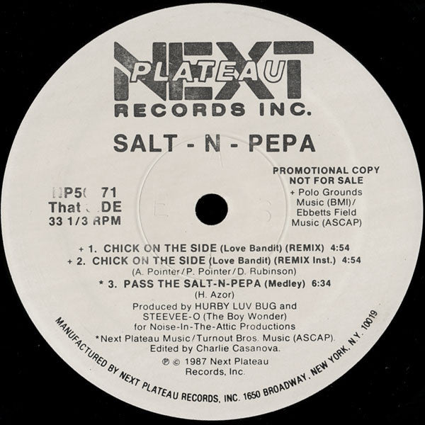 Salt 'N' Pepa : I Am Down / Chick On The Side (12", Promo)