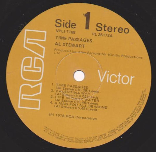 Al Stewart : Time Passages (LP, Album)