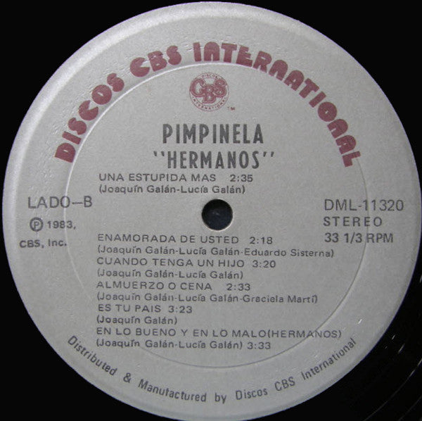 Pimpinela : Hermanos (LP, Album)