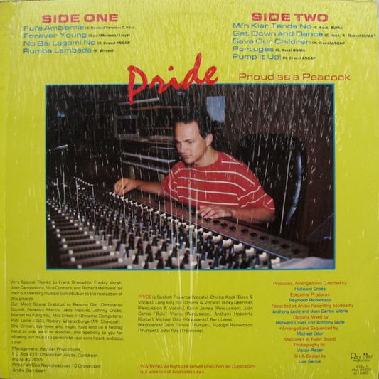 Pride - Proud As A Peacock vinyl record, LP (Very Good Plus (VG+)) | Lulo Records