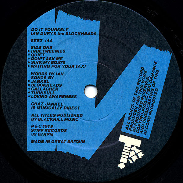 Ian Dury And The Blockheads : Do It Yourself (LP, Album)