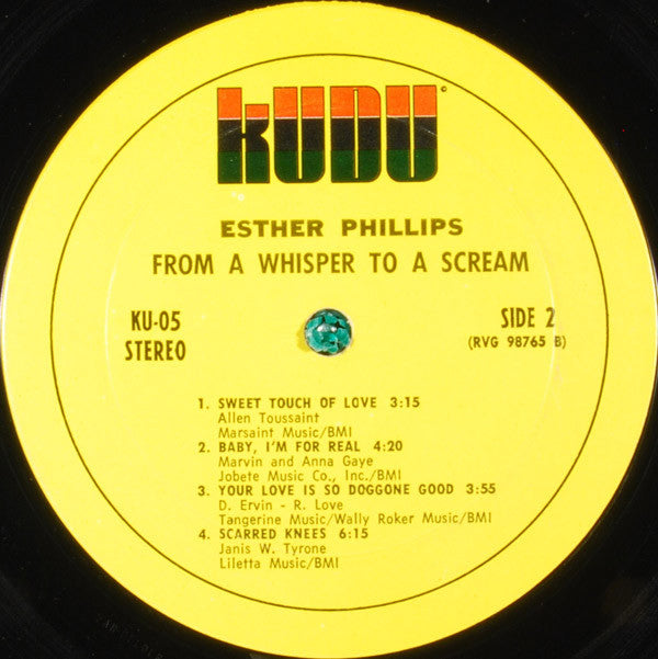 Esther Phillips : From A Whisper To A Scream (LP, Album)