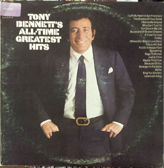 Tony Bennett - All Time Greatest Hits vinyl record, 2xLP (Mint (M)) | Lulo Records