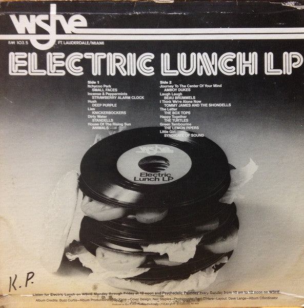 Various : Electric Lunch LP (LP, Comp)