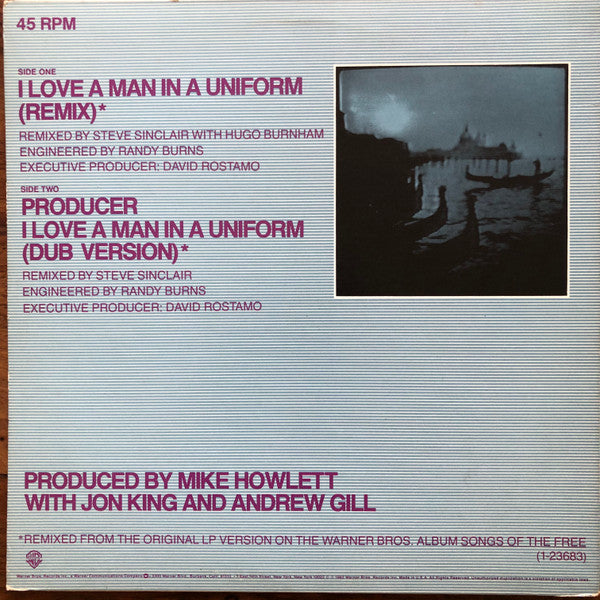 Gang Of Four : I Love A Man In A Uniform (12", Maxi)