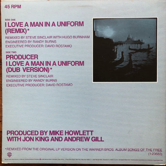 Gang Of Four - I Love A Man In A Uniform vinyl record, 12" (Very Good Plus (VG+)) | Lulo Records