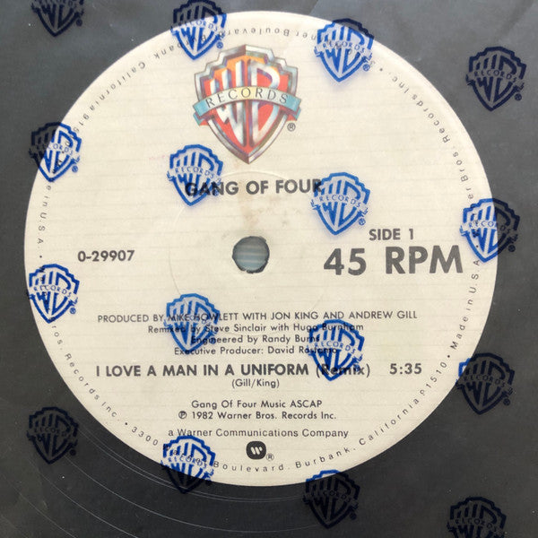 Gang Of Four : I Love A Man In A Uniform (12", Maxi)