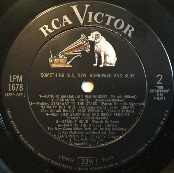 The New Glenn Miller Orchestra : Something Old, New, Borrowed, And Blue (LP, Album, Mono)