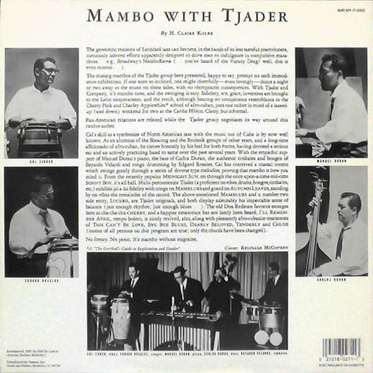 Cal Tjader's Modern Mambo Quintet : Mambo With Tjader (LP, Album, RE, RM)