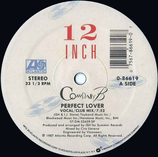 Company B : Perfect Lover (12", Single)