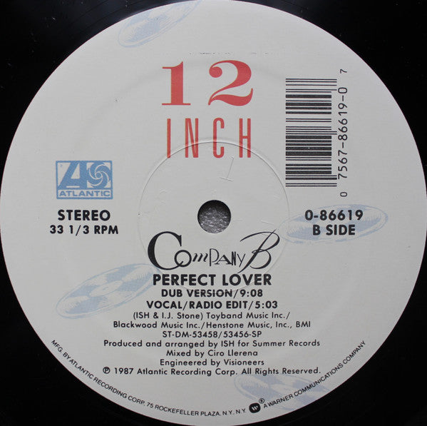 Company B : Perfect Lover (12", Single)