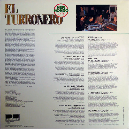 El Turronero : New Hondo (LP, Album)
