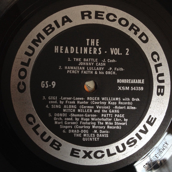 Various : The Headliners, Volume 2 (LP, Comp)