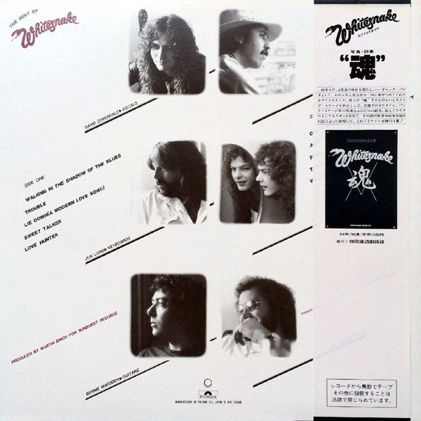 Whitesnake : The Best Of Whitesnake (LP, Comp)
