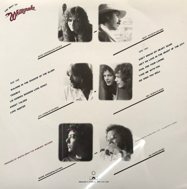Whitesnake : The Best Of Whitesnake (LP, Comp)