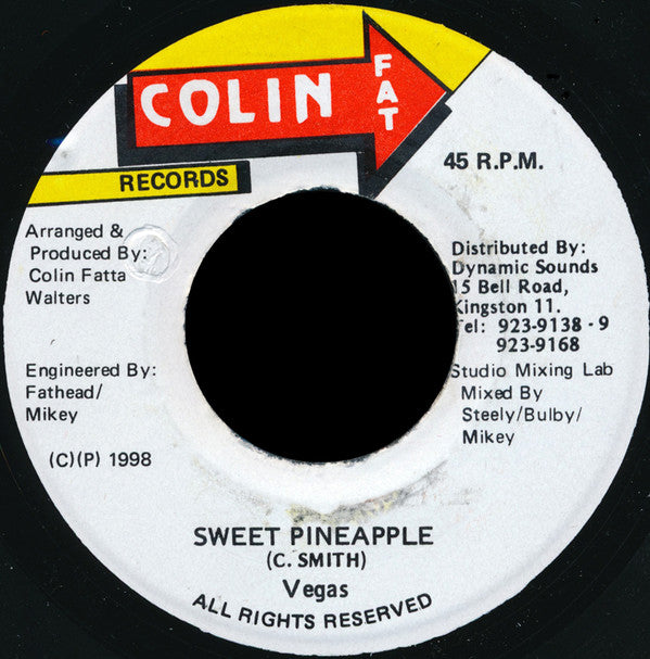 Mr. Vegas : Sweet Pineapple (7")