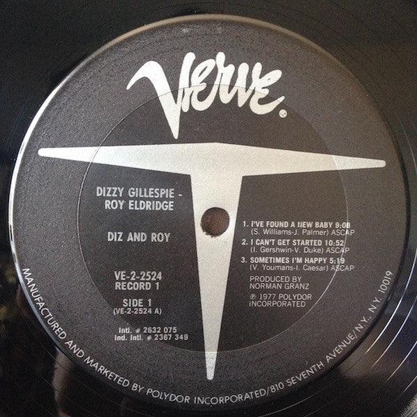 Dizzy Gillespie & Roy Eldridge : Diz And Roy (2xLP, Album, Comp, Gat)