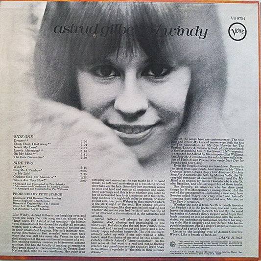 Astrud Gilberto : Windy (LP, Album)
