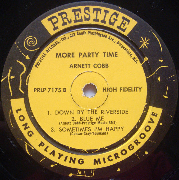 Arnett Cobb : More Party Time (LP, Album, Mono, dee)